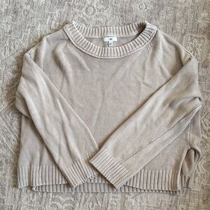 BP Beige Crew Neck Women's Sweater